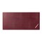 Dacasso Burgundy Bonded Leather 36" x 17" No Core Rollable Desk Mat/Pad PR-5249 - alternate 1